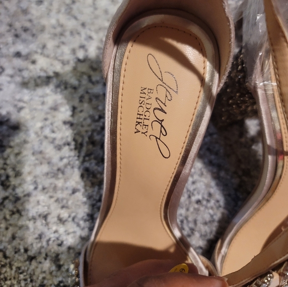 New Jewel Badgley Mischka heels Women's Carver Dress Sandal - Picture 5 of 12